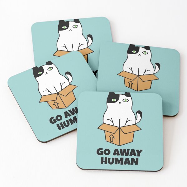 Item preview, Go Away Human designed and sold by PureGeometry.