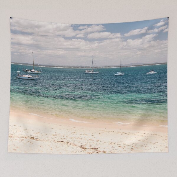 Item preview, Boats on Shoal Bay designed and sold by Catherine Reading.