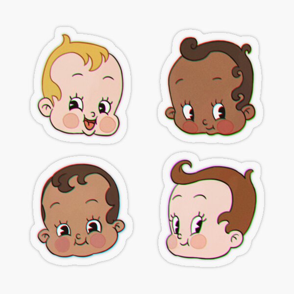 Baby Face Club Transparent Sticker