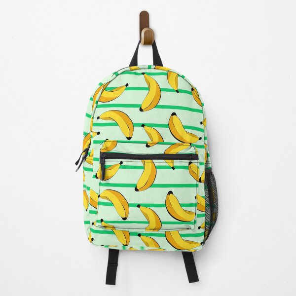 Item preview, Bananas Pale Green with Green Lines Summer Fruits Design designed and sold by SemDesigns1.