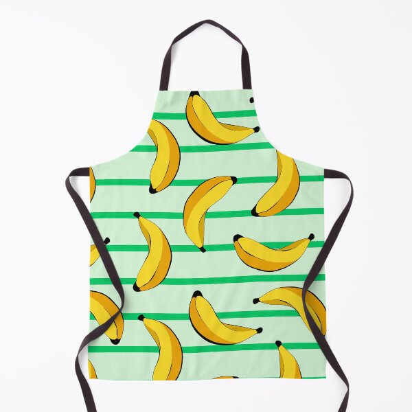 Item preview, Bananas Pale Green with Green Lines Summer Fruits Design designed and sold by SemDesigns1.
