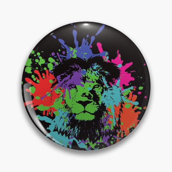 Item preview, Lion - colourful paint splatter. designed and sold by shane62.