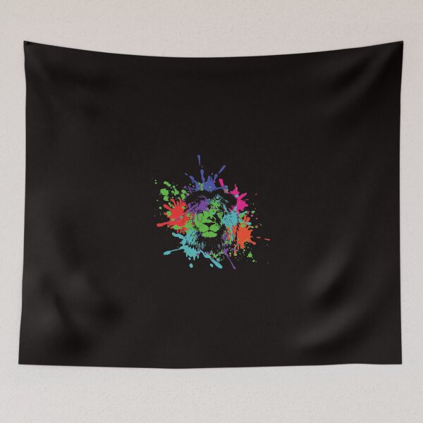 Item preview, Lion - colourful paint splatter. designed and sold by shane62.