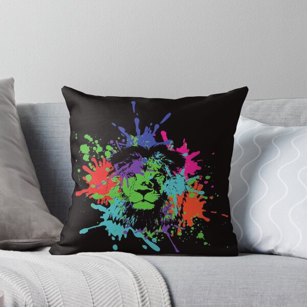 Item preview, Lion - colourful paint splatter. designed and sold by shane62.
