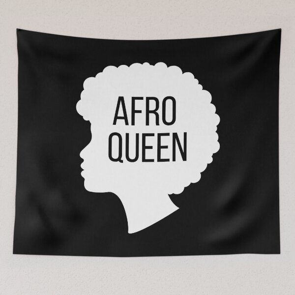 Item preview, Afro queen curly hair designed and sold by NikitaAg.