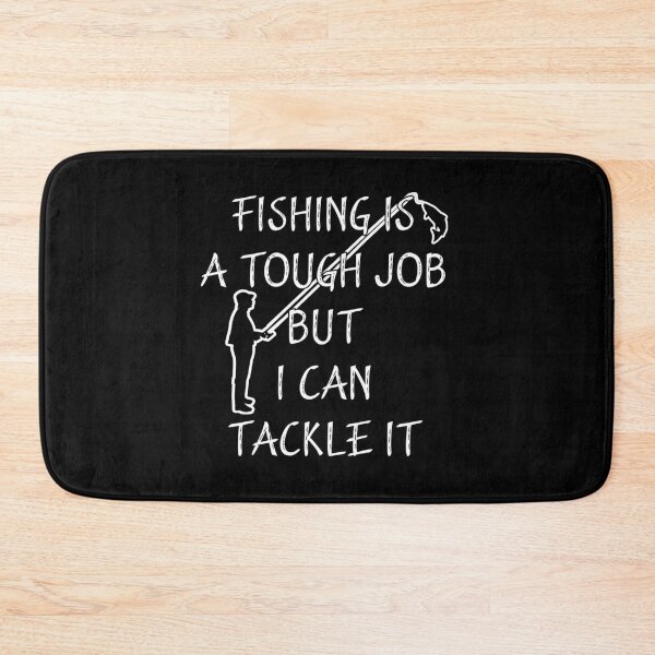 Item preview, Fishing is a tough job but i cant tackle it designed and sold by Catsloversdotme.