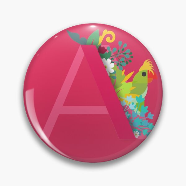 Item preview, Tropical alphabet A designed and sold by TheBWGalerie.