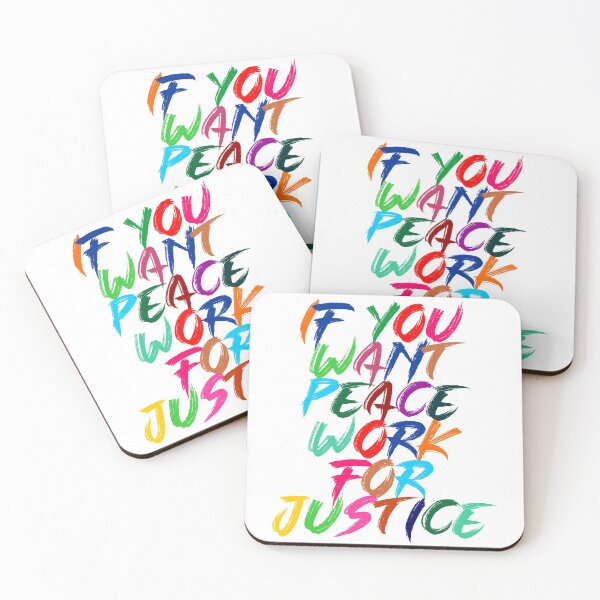 Item preview, If You Want Peace Work For Justice designed and sold by redAVanler.