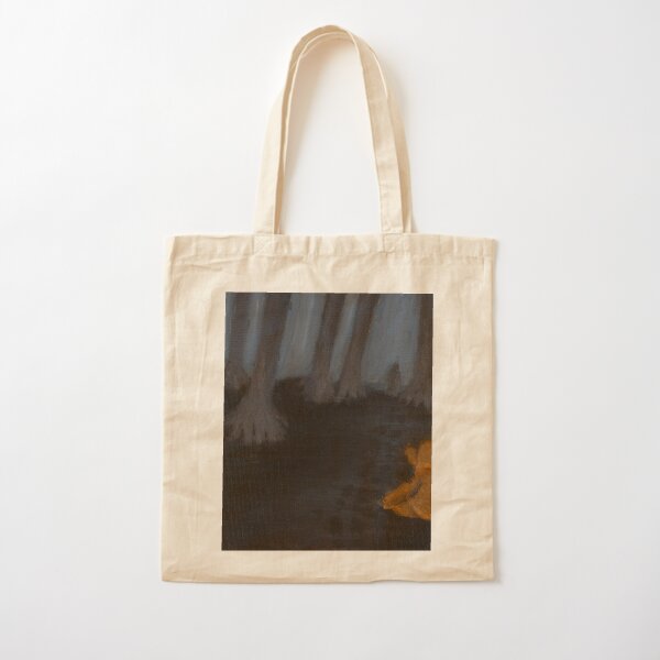 Lonely Lost Bear Cotton Tote Bag