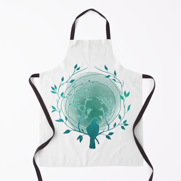 Item preview, Raven in Nature Watercolor in Green designed and sold by Eduardo Tavares.