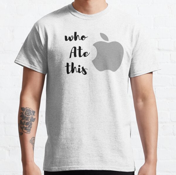 apple cut t shirts white