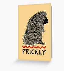 Prickly Porcupine Greeting Card