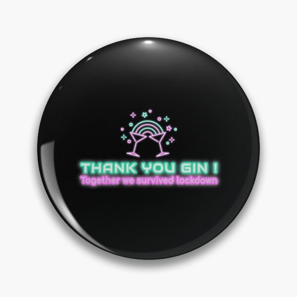 Item preview, Thank you Gin ! Together we survived lockdown designed and sold by doucelune.