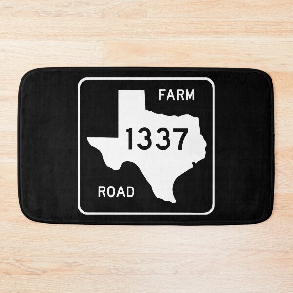 Item preview, HackSwag Texas "FM 1337" Farm Road Sign designed and sold by HackSwag.