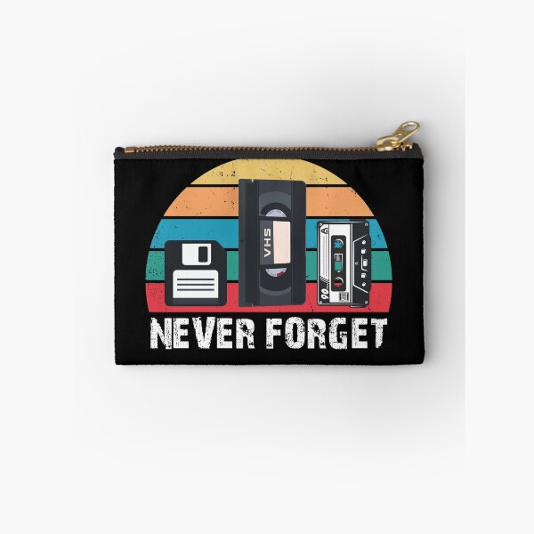Item preview, Never forget cassette floppy disk video cassette retro designed and sold by blikonie.