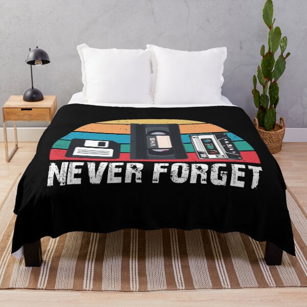 Item preview, Never forget cassette floppy disk video cassette retro designed and sold by blikonie.