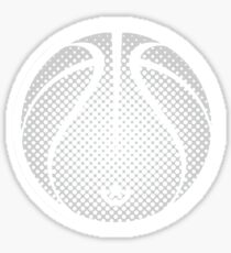 Vector Basketball Halftone Sticker