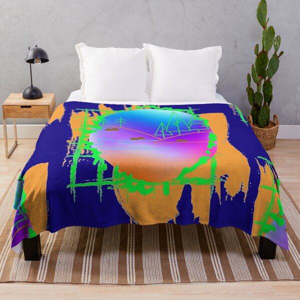 Artikelvorschau, Abstrakte Bäume und Farbtupfer, psychedelische Arte Abstracto entworfen und verkauft von Adri Barnard.