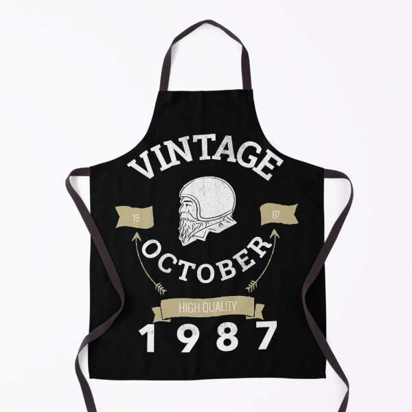 Item preview, October 1987 Birthday Vintage Birthday Gift For Dads, Uncles and Brothers designed and sold by BigJackTees.