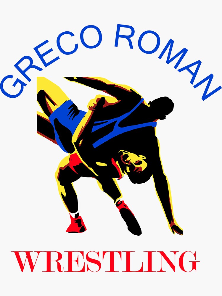 Copie de Wrestler Never Rest, Greco Roman Wrestling Sticker Sticker by  LimboArt