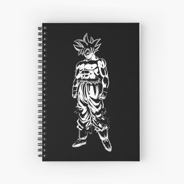 Goku Black Spiral Notebook by Deadly Eyes - Fine Art America