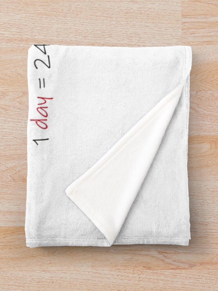 Thumbnail 3 of 6, Throw Blanket, Time conversion designed and sold by CSouissi.