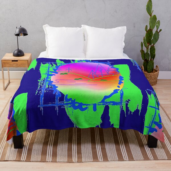 Artikelvorschau, Abstrakte Bäume und Farbkleckse, NR 2, Psychedelic Arte Abstracto entworfen und verkauft von Adri Barnard.