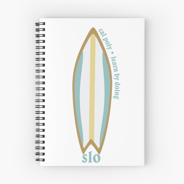 Aperçu de l'œuvre Planche de surf Cal Poly SLO créée et vendue par darbymull.