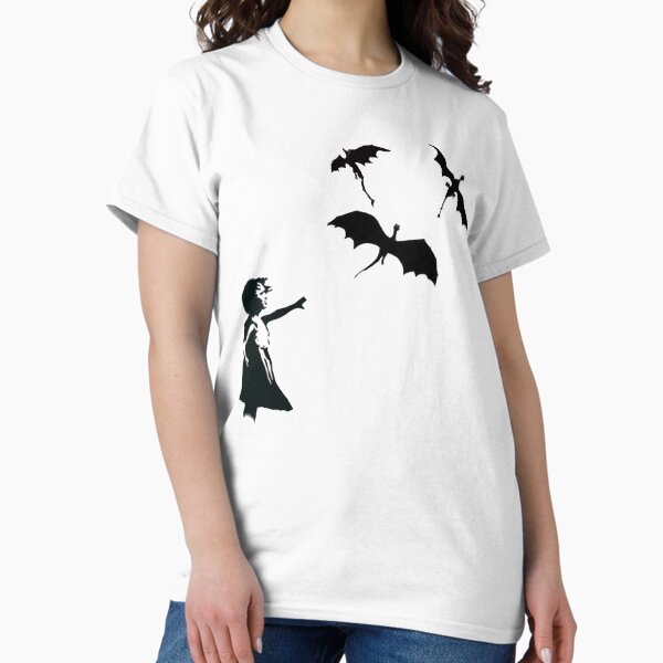 Item preview, Banksy's Girl With a Balloon/Dragon designed and sold by MatPowell.