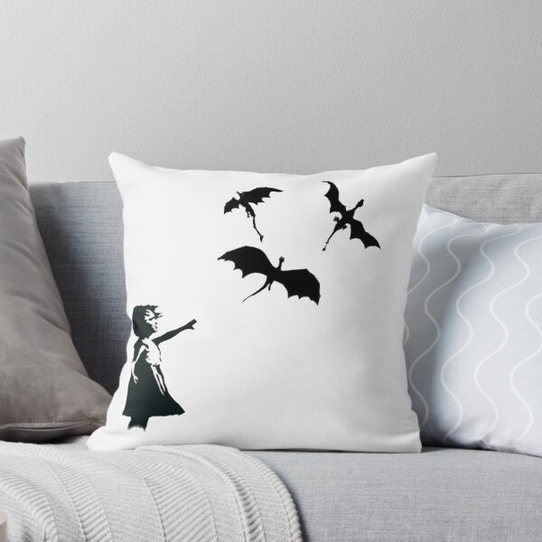 Item preview, Banksy's Girl With a Balloon/Dragon designed and sold by MatPowell.