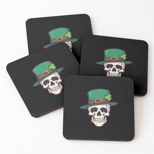 Item preview, St Patricks Day Skull designed and sold by Luxara1.