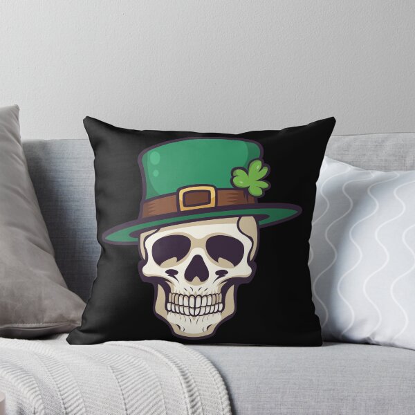 Item preview, St Patricks Day Skull designed and sold by Luxara1.