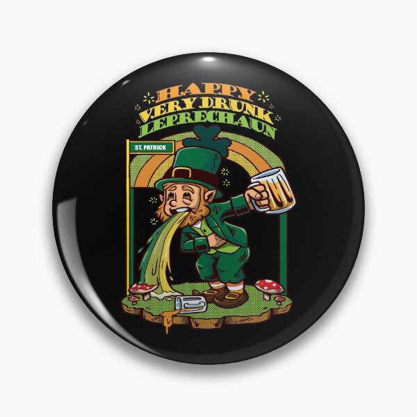 Item preview, St Patricks day happy very drunk leprechaun designed and sold by Luxara1.
