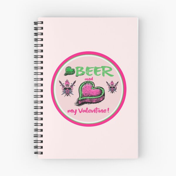 Artikelvorschau, Ich liebe Bier und mein Valentine in grün, rosa und pink entworfen und verkauft von vibeno1.