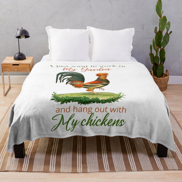 Item preview, I just want to work in my garden and hang out with my chickens designed and sold by beefrancky.