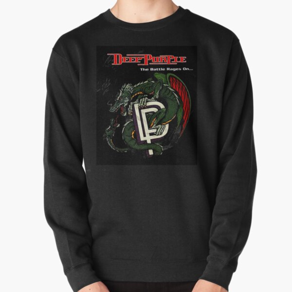 DEEP PURPLE THE BATTLE RAGES ON SWEATSHIRT HOODED SWEAT ROCK BAND SWEATSHIRT 