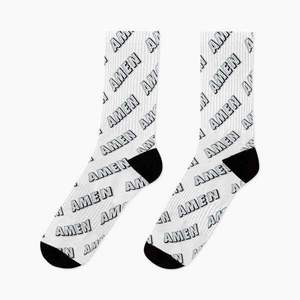 Item preview, AMEN Retro Sign Design (light gray shadow) designed and sold by JennieCarolina.