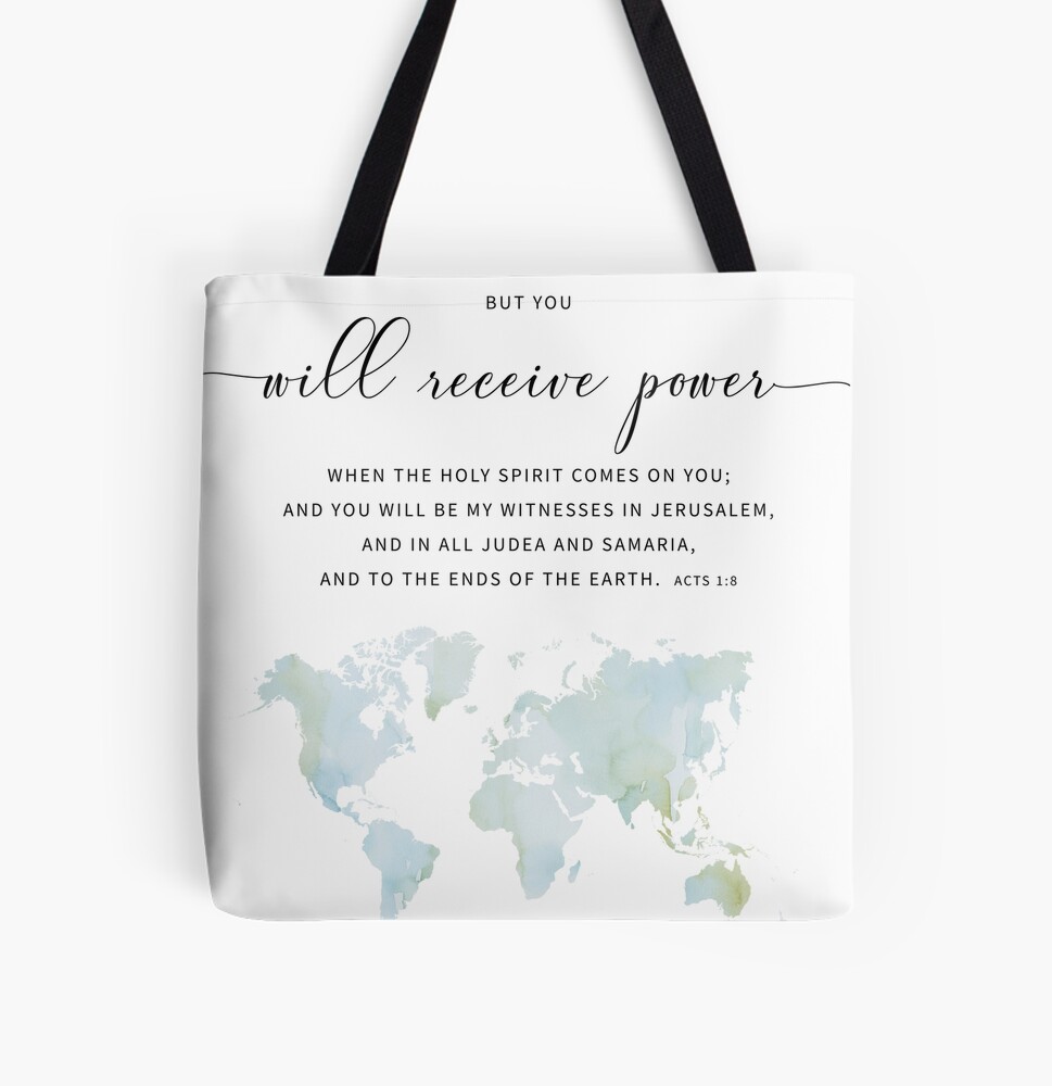 You Will Receive Power When holy Spirit Comes On you Tote Bag You Will Receive Power When holy Spirit Comes On you Tote Bag