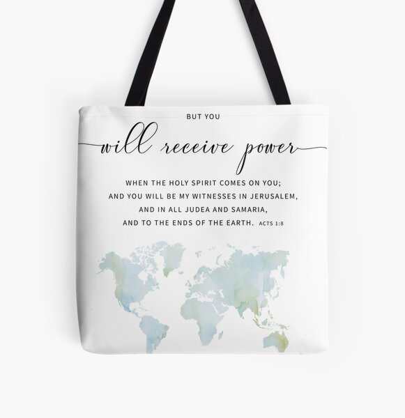 You Will Receive Power When holy Spirit Comes On you Tote Bag You Will Receive Power When holy Spirit Comes On you Tote Bag