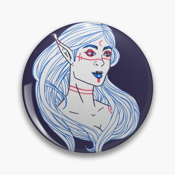 Item preview, Fantasy Girl Colorful Lineart designed and sold by AvalonUnmuzzled.