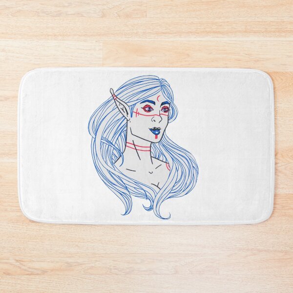 Item preview, Fantasy Girl Colorful Lineart designed and sold by AvalonUnmuzzled.