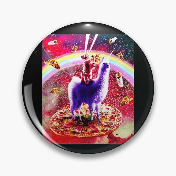Item preview, Space Cat Riding Unicorn Llama Hunting Tacos designed and sold by whitneyiott9632.