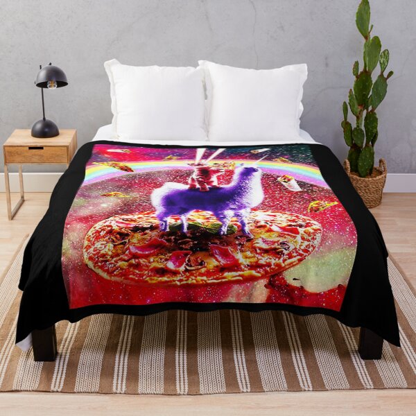 Item preview, Space Cat Riding Unicorn Llama Hunting Tacos designed and sold by whitneyiott9632.