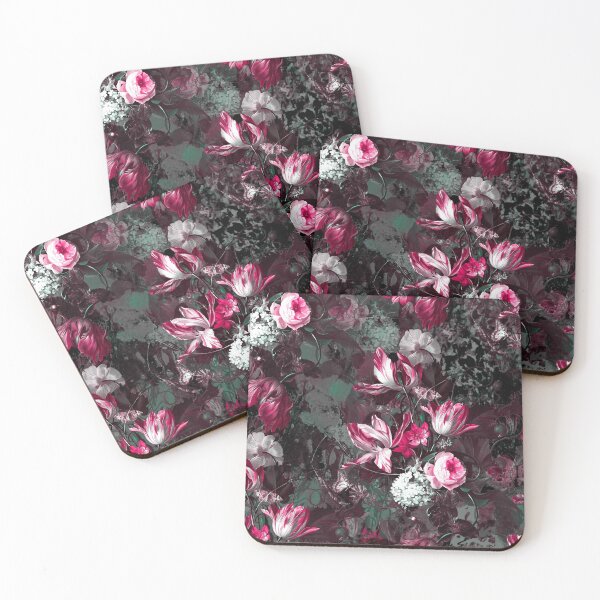Item preview, fuchsia flower pattern designed and sold by dmyakar.