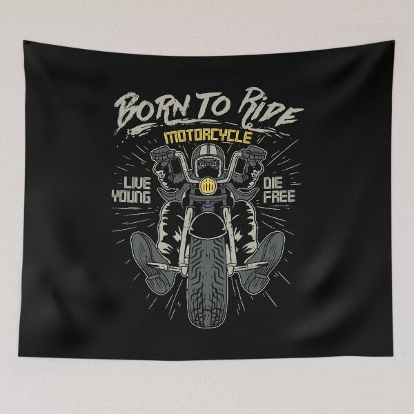 Item preview, Born To Ride Motorcycle Biker Motorcyclist Gift designed and sold by Luxara1.