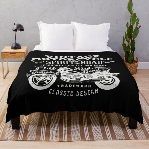 Item preview, Retro Vintage Spirit of the Road Motorcycle Biker gift designed and sold by Luxara1.