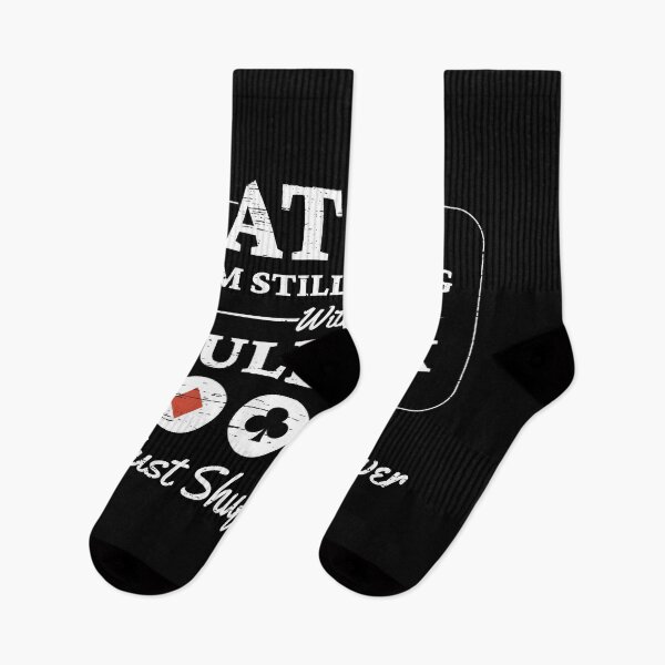 Item preview, At 90 I'm Still Playing With Full House Deck Shuffle Slower Bet Poker Gamble Gambling Card Gambler Casino Chips Tee designed and sold by shirti.