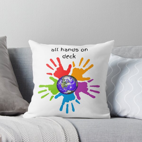 Item preview, SAVE THE PLANET ALL HANDS ON DECK designed and sold by passiveink.