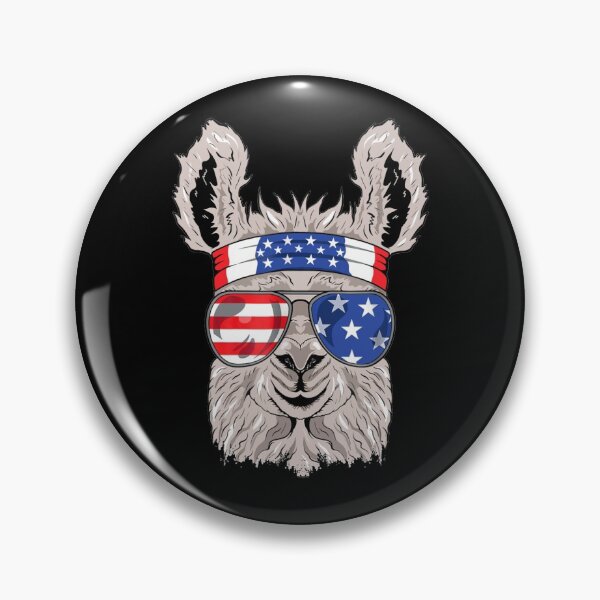 Item preview, American Patriot Llama, USA Flag designed and sold by whitneyiott9632.