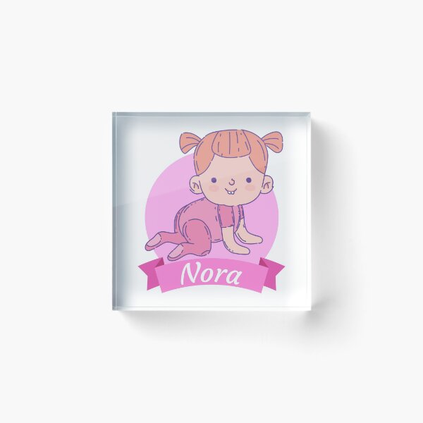 Item preview, Nora Girl names for babies designed and sold by Piztees.